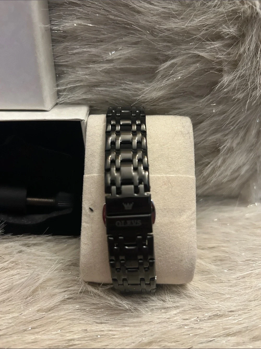 Olevs Woman’s Two Tone Stainless Steel Waterproof Watch